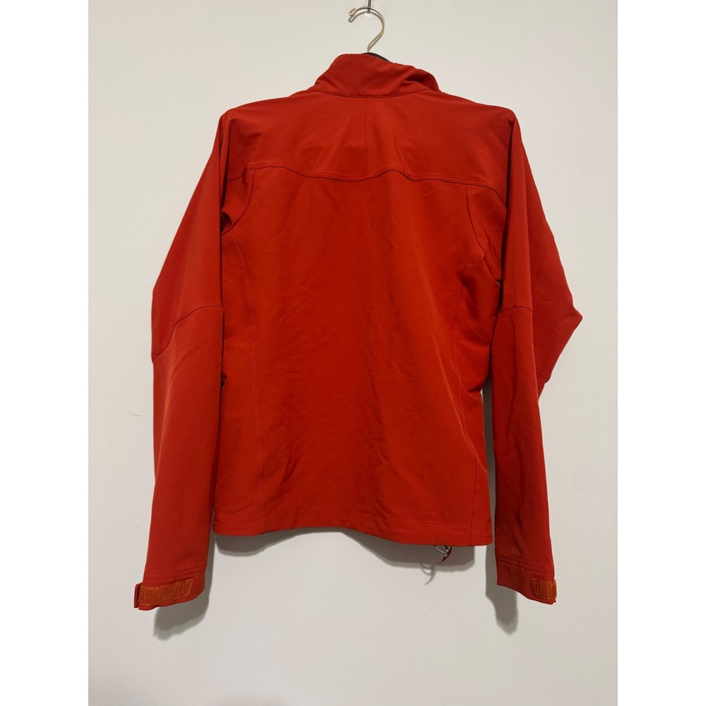 Patagonia Adze Softshell Jacket Mens Small Rust Windproof Full Zip Fleece Lined - Picture 8 of 10